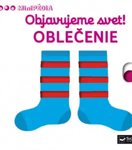 Leporelá, krabičky, puzzle knihy MiniPÉDIA – Objavujeme svet! Oblečenie