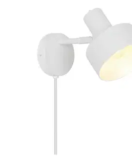 Svietidlá Nordlux - Nástenné svietidlo MATIS 1xE27/15W/230V biela 2512201001