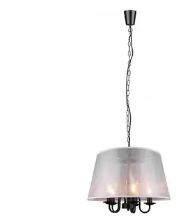 Svietidlá Reality - LED luster na reťazi CIMA 5xE14/40W/230V sivá R31035032