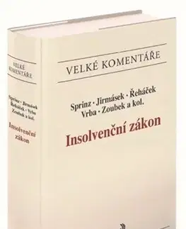 Právo ČR Insolvenční zákon - Kolektív autorov