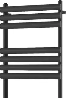 Radiátory do kúpeľne MEXEN/S - Jowisz radiátor + vykurovacia tyč 1200 x 600 mm, 600 W, čierna W107-1200-600-2600-70