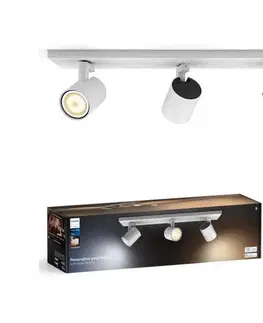 Svietidlá Philips - LED Stmievateľné bodové svietidlo Hue RUNNER 3xGU10/4,2W/230V + DO biela 8720169320536