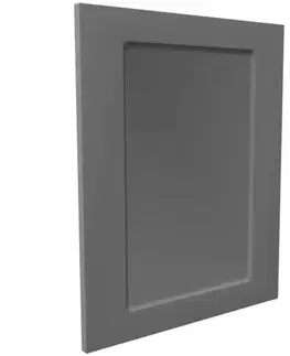 Kuchynské skrinky Čelo skrinky Luxeo F15-G60(72) rám dark grey