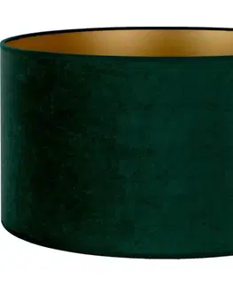Lampy  - Tienidlo univerzálne VELVET E27 pr. 35 cm zelená/zlatá 82474