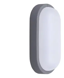 LED osvetlenie  WO749-G- LED Vonkajšie nást. svietidlo LED/20W/230V 4000K IP54 šedá oválny WO749-G