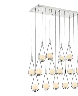 Svietidlá  Závesný luster na lane LAHORE 15xG9/10W/230V lesklý chróm 301AUR1270