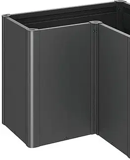Truhlíky Biohort Hrantík BIOHORT Belvedere L 103 x 103 x 77 cm (tmavo šedá metalíza)