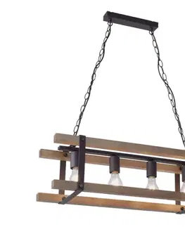 Svietidlá Leuchten Direkt 15684-79 - Luster na reťazi EDITH 4xE27/60W/230V 15684-79