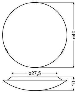 Stropná svetla Stropná lampa Monza LED 3000K