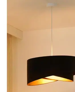 Svietidlá BRILAGI - LED Luster na lanku LYRA 1xE27/15W/230V tmavohnedá/zlatá 8590828007371