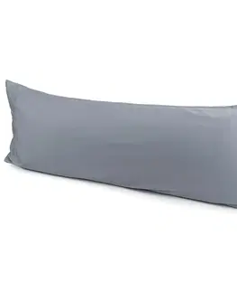 Obliečky 4Home obliečka na Relaxačný vankúš Náhradný manžel satén sivá, 50 x 150 cm 