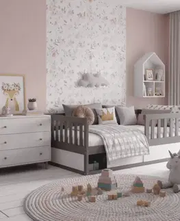 Postele BMS Detská posteľ SMART | 80 x 160 cm Farba: Grafit