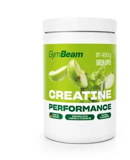 Kreatín Monohydrát GymBeam Creatine monohydrate+ zelené jablko
