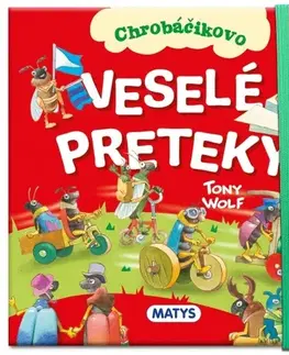 Leporelá, krabičky, puzzle knihy Chrobáčikovo: Veselé preteky - Anna Casalis,Tony Wolf