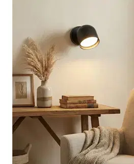 Svietidlá Ideal Lux - LED Nástenné bodové svietidlo DODO 1xGX53/9W/230V čierna 314099