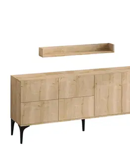 Komody Konzolový stolík Stella - Sapphire Oak