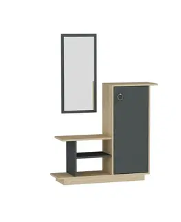 Nemý sluha Predsieňová zostava Asia Oak and Anthracite