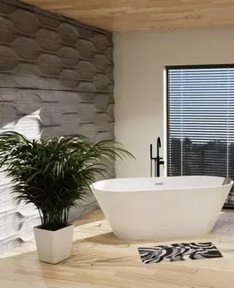 Vane H K - Voľne stojaca akrylátová vaňa Tracie 170x80 cm Tracie 170