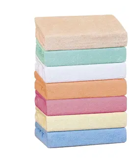 Plachty Bellatex Detské froté prestieradlo, ružová, 60 x 120 cm