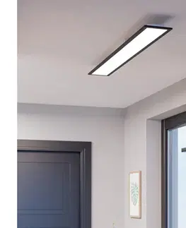 Svietidlá Eglo 901488 - LED povrchový panel MORADILLO LED/28W/230V 120x15 cm čierny 901488