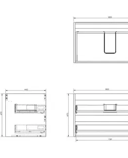 Kúpeľňový nábytok Mexen Box-A 91AX0-0800-470-2-66