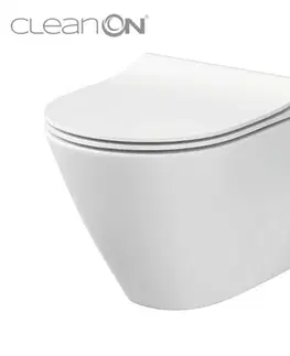 Záchody CERSANIT - WC MISA CITY OVAL NEW CLEANON K35-025
