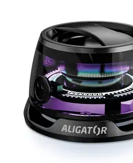 Predlžovacie káble Aligator ABSMB01 - Magnetický reproduktor Mini Beat pre MagSafe, 400 mAh, čierna ABSMB01