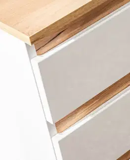 Kúpeľňový nábytok COMAD - Skrinka pod umývadlo 90cm 3 zásuvky PLATINUM 5907611648230