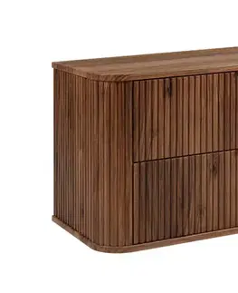 Skrinky do kúpeľne Elvisia Skrinka pod umývadlo ELEGANCE Walnut | 100 cm