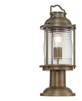 Záhradné lampy Elstead Kichler KL-ASHLANDBAY3-M-BU -Vonkajšia lampa ASHLANDBAY 1xE27/60W/230V IP44 bronzová KL-ASHLANDBAY3-M-BU