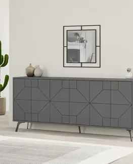 Komody Konzolový stolík Dune - Anthracite