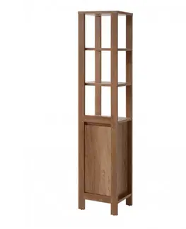 Skrinky do kúpeľne ArtCom Vysoká skrinka do kúpeľne CLASSIC Oak 800