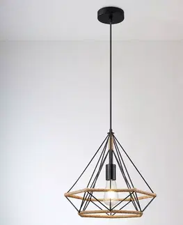 Moderné lampy do obývačky Luster 2200134-1 BLACK PAINTED LW1