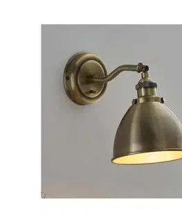 Svietidlá Endon 98746 - Nástenné bodové svietidlo FRANKLIN 1xE14/7W/230V mosadz 98746