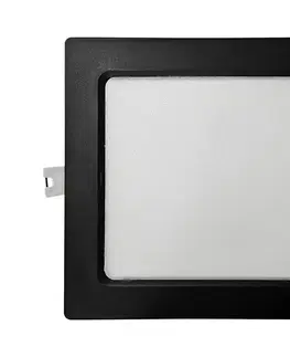 Svietidlá  LED Podhľadové svietidlo SQUARE LED/12W/230V 4000K 17x17 cm čierna 008 0001211