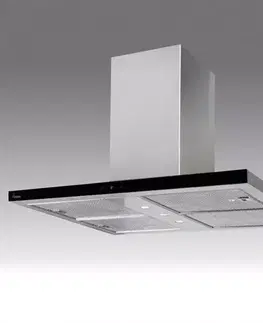 Ostrovčekové digestory Digestor WK-9 Isla Feniks Glass Slim 90 inox/čierna