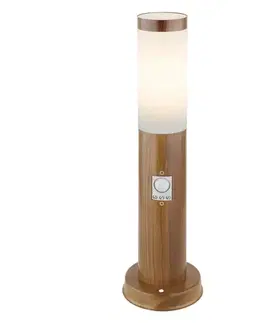Moderné stojace svietidlá – záhradné Lampa Boston 3158SW 15W  Wood S LS1