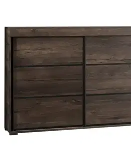 Komody do spálne Komoda Tanger 120 Tmavý popol