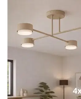 Svietidlá BRILAGI - LED prisadený luster MONO 4xGX53/30W/230V béžový 90-018B