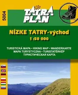Slovensko a Česká republika Nízke Tatry - východ 1:50 000 TM 5004