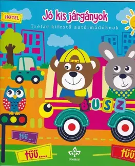 Pre deti a mládež - ostatné Jó kis járgányok – Tréfás kifestő autóimádóknak