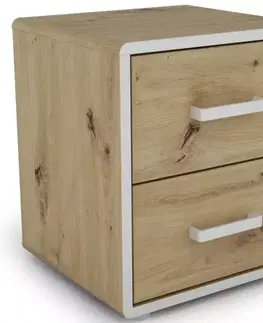 Všetky produkty Nočný stolík Capannoli 40 2s dub artisan/biela