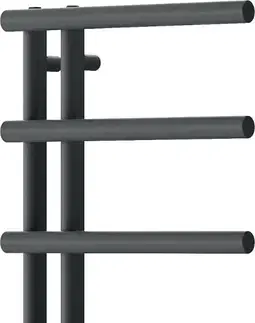 Radiátory do kúpeľne MEXEN - Jukon vykurovací rebrík/radiátor 988 x 500 mm, 461 W, antracit W116-0988-500-00-66