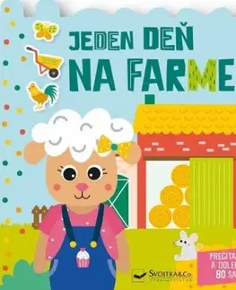 Nalepovačky, vystrihovačky, skladačky Jeden deň - Na farme - Carotte et Campagne