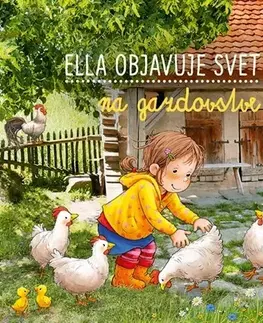 Leporelá, krabičky, puzzle knihy Ella objavuje svet: Na gazdovstve - Sandra Grimm
