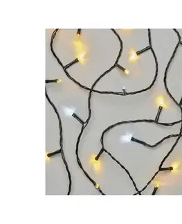 LED osvetlenie  LED vonkajšia svetelná reťaz 80xLED/13m IP44 teplá/studená biela D4AN04