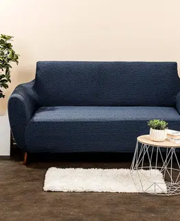 Prehozy 4Home Multielastický poťah na dvojkreslo Comfort Plus modrá, 140 - 180 cm, 140 - 180 cm