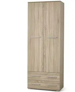 Šatníkové skrine HALMAR Lima REG2 policová skriňa dub sonoma