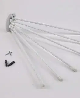 Vešiaky Kinekus Vešiak na uterák 6 ramenný 50cm BIELY 29427