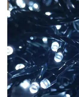 Vianočné dekorácie  LED Vonkajšia vianočná reťaz 100xLED/8 funkcií 13m IP44 denní biela KCHK100B